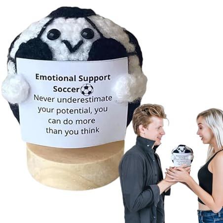 Huxibai Häkeln, Stricken, inspirierende Sprüche, motivierender Häkelball mit Botschaft für Zuhause und Arbeitsumfeld