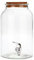 Point-Virgule Round Drinks Dispenser Garden Drinks/Water Dispenser Glass Includes Juice Dispenser with 5.6 Litre Capacity with Cork Lid, Perfect for Your Summer Punch – Simple, Clean Design