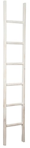 Biscottini Scala In Legno Finitura Naturale Anticata L36xpr5,5xh200 Cm Made In Italy