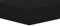 Olivia Rocco Easy Care Fitted Sheet Poly Cotton Bed Sheets, 3/4 Bed Black