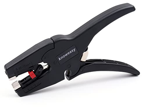 Knoweasy Automatic Wire Stripper and Cutter,Heavy Duty Wire Stripping Tool 2 in 1 for Wire Stripping,Cutting 5-20mm/(0.25-0.75inch)