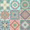 Self Adhesive Wall Tiles Stickers-18 PCS Moroccan Mosaic Style Kitchen Wall Art Decor Traditional Vintage Design- Bathroom backsplash Kitchen splashbacks Peel and Stick Transfer Covers(Modern 4 inch)