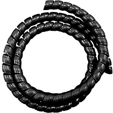 LIANYG Heat Shrink Tubing 8mm 2m Line Organizer Pipe Protection Spiral Wrap Winding Cable Wire Protector Cover Tube Heat Shrink Tube (Color : Black)