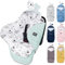 Premium Einschlagdecke Babyschale, Baby Erstausstattung aus Baumwolle für Autositz, Kuscheldecke für Kinderwagen mit Fußsack aus Baumwolle/Samt z.B. passend für Maxi-Cosi, Römer, Cybex - Animaland