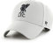 '47 Liverpool FC MVP Unisex-Baseballkappe, Verstellbar, Hochwertiges Design und Verarbeitung, Black Logo, Grey