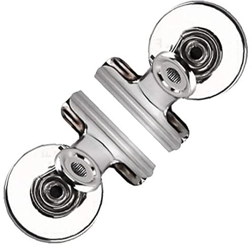 2pcs Magnetic Clips Scratch-Free Refrigerator Strong Magnet Clips Large Binder Clips Paper Clamps Fridge Magnet Clips