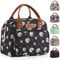 HOMESPON Isolierte Lunchtasche für Frauen Männer Arbeit Erwachsene Kühltasche Lunchbox Behälter (Gänseblümchen)