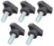 Griffschraube, 5 Stück, M10 Griffschraube, Kunststoff, Dreieckiger Griff, Schraubenknopf, Anzugsschrauben-Set, Zubehör, 25 Mm Schraubenlänge, Schrauben und Kits