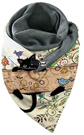 Xiaojiu Dreieckstuch Damen Winter Damenmode Flauschig Schal dreieck Weich und Kuschelig um Als Umschlagtuch Halstuch Verwendet Zu Werden