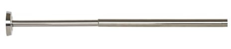 TOALLERO ACERO 30X6X6 EXTENSIBLE A 50 CM. PLATEADO