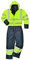 Portwest S485 Men's Hi Vis Winter Work Coveralls Waterproof 300D Polyester Protective Boiler Suit Durable Overalls Thermal Lined Workwear Rain Suit, Yellow / Black, 5X-Large