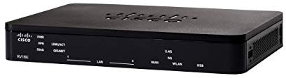 Cisco Router VPN RV160 de Cisco con 4 puertos Gigabit Ethernet (GbE) por cable, protección limitada de por vida (RV160-K9-G5)