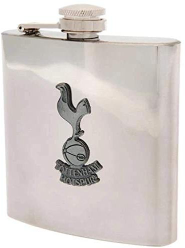 Tottenham Hotspur Fc Spurs 6oz Stainless Steel Hip Flask Antique Style
