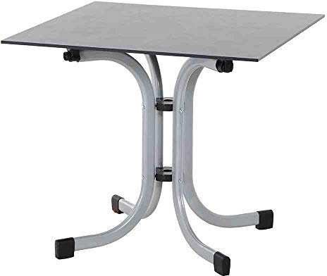 Siena Garden Klapptisch Sola 80x80cm silber