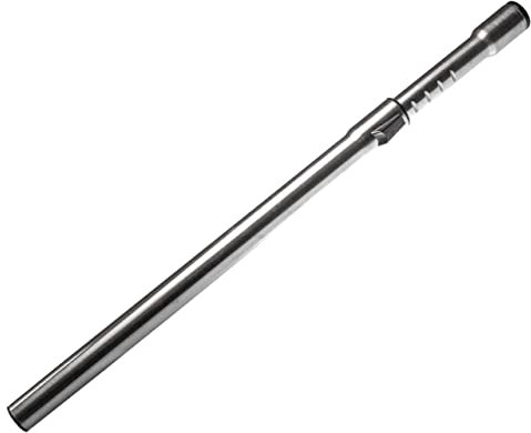 vhbw Staubsaugerohr kompatibel mit Miele S248 I, S250 I, S251I, S250I, S251-1 I, S251 I Staubsauger - 35 mm Anschluss, 60-100 cm lang Schwarz Silber