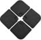 Yaheetech Cantilever Parasol Base 4Pcs Overhanging Parasol Weights Patio Banana Umbrella Stand Total 80KG Sand or 60L Water Fillable