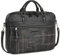 Lois - 302637 Sac à main portable pour travail femme, porte-documents d'ordinateur 15 6 pouces, cuir PU de marque 302637, Noir, Talla única, Sac de messager