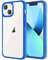 JETech Case for iPhone 13 6.1-Inch, Shockproof Bumper Cover, Anti-Scratch Clear Back (Blue)