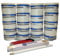 Sanitärshop Baustoffe & Sanitär 20 Rollen Prima Fugendeckstreifen aus Glasfaser Breite: 50mm Rolle: 25m Bewehrungsstreifen für Rigips Fugenverspachtelung inkl. Cuttermesser Zollstock Bleistift