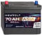 HeyVolt Asia Autobatterie 12V 70Ah 630A/EN Starterbatterie, absolut wartungsfrei, Pluspol Links
