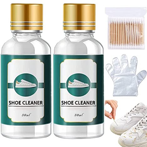 CZIRAN Schuhweiß-Reiniger, Schuhreiniger, Schuhweiß-Reinigungsgel, Weißer Schuhreiniger, Sneaker-Reiniger (2 PCS)