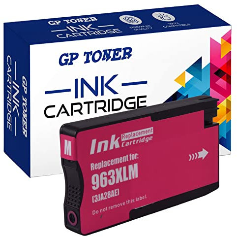 GP TONER Druckerpatronen Ersatz für HP 963 Tintenpatrone für HP OfficeJet Pro 9010 9012 9014 9015 9016 9019 9020 Magenta