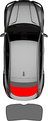 Car Windows Sunshades for Tesla Model S, Front Rear Block UV Rays Privacy Screen Protection Curtain sun visor Accessories,1pcs-Trunk