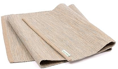 Yogasana Yogamatte aus Bio-Baumwolle, rutschfest, handgewebt, faltbar, bietet hervorragenden Komfort, Traktion und Unterstützung, extra dicke Yogamatten für den Innen- und Außenbereich, 61 x 183 cm,