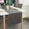 Simurq Tischläufer Modern | Abwaschbar, Wasserabweisend, Lotuseffekt | Outdoor, Pflegeleicht | Anthrazit | Table Runner Tischband (Anthrazit, 30x120 cm)