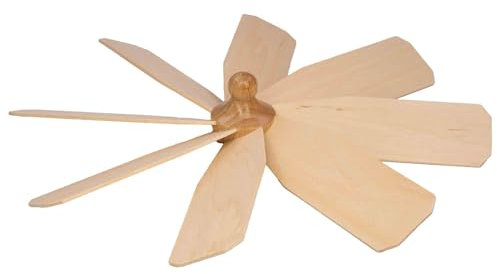 Seiffener Volkskunst Thomas Preißler | Pyramidenzubehör Ersatzteil Zubehör | Weihnachtspyramide | Flügelrad Ø 20 cm