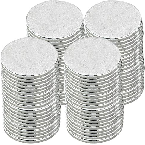 80 aimants en néodyme - 12 x 1 mm - Sans trou [infactory]