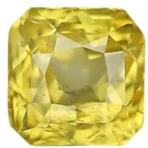 Shree Jewelrs Natürlicher gelber Saphirstein, 14 Karat/15,25 Ratti Original und zertifizierter Pukhraj-Stein, Edelstein, unbeheizt und unbehandelt, Edelstein für astrologische Zwecke, A7, 14,