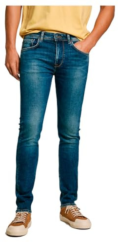 Pepe Jeans Herren Straight Jeans Jeans, Blau (Denim - EF5), 31W / 32L, Blau (Denim - Ef5), 31 W/32 L