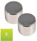 LumenEco Universal Dimmer Light Switch, Rotary Knob D-Spindle, Replacement D-Spindle, 6mm Dimmer Knobs, Durable, Easy Installation, Premium Quality - Pack of 2 (Polished Chrome)