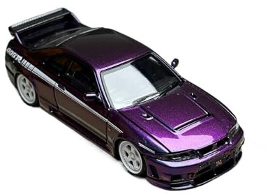 Modellino Di Auto In Lega Di Zinco Scala 1:64 Per Nissan Nismo GTR R33 400R Skyline Modello Di Auto In Lega Pressofusa Collezione Ornamenti Giocattoli Modellino Di Auto Pressofuso