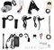 Akuoyiexemye 24V 250W Mittel Antriebsmotor Umrüstsatz für Fahrrad-Ketten-Antrieb, E-Bike Conversion Kit 330 U/min