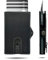 SLIMJACK Smart Wallet mit Münzfach - Kreditkartenetui mit RFID-Schutz - Geldbeutel für Herren - Aluminium-Kartenhalter - Smart Wallet für Karten & Münzen - Schwarz Grau