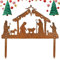 Krippenfigur aus Metall - Wetterfeste Krippe für den Außenbereich für Weihnachtsdekoration, Gartendekoration, , Haus
