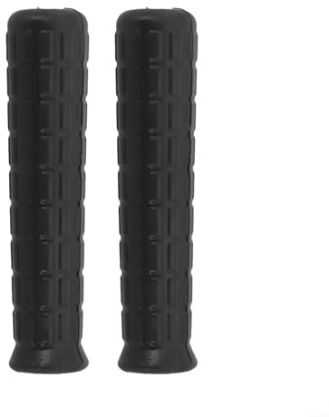 2 Packs Wheelbarrow Rubber Handles, Antiskid Handle Cover Soft Rubber Replacement Handlebar Grips for Wheelbarrow(114 x 18mm)