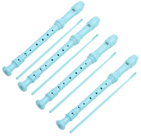 Muuoeou ABS Recorder 8-Hole Treble 8-Hole Children'S Entry-Level Flute Instrument for Beginners