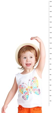 Aufkleber Zur Höhenmessung, Selbstklebendes Lineal Zur Höhenanzeige Höhe Diagramm Wandaufkleber Mit Skala Wandaufkleber Für Messlatten Für Kinder Messlineal Für Baby Mädchen Kinder Schlafzim