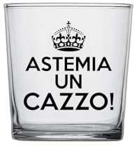 le herisson bicchiere astemia un cazzo REGALO IDEA MARITO FIDANZATO COMPLEANNO ANNIVERSARIO NATALE