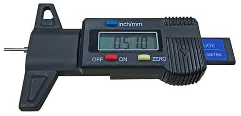 Digital Tyre Tread Depth Gauge Digital Display Check Tester (CE APPROVED) TME0062