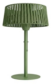 CREATE PATIO HEATER COMPACT / Infrarot-Heizstrahler für Terrassen und Außenbereich, Salbeigrün / Infrarot-Halogen-Schnellheizsystem, Kippschutz, 1500 W