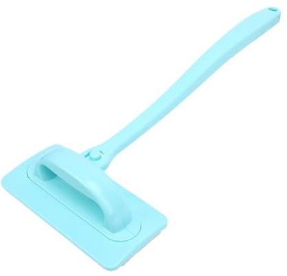 Keenso Kit de limpieza de cristales de ventana, cepillo de limpieza de malla ABS con pelo en ángulo, 3 cepillos de riel, 6 paños lavables para ranuras de ventana, puertas correderas, rejillas de