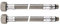 BENE Edelstahl Panzerschlauch, Flexschlauch, Armaturenanschluss, 3/8 ÜM X M10x1 AG, Länge 500mm, DN8, für Trinkwasser mit DVGW Zulassung, 2-er Set (500mm) Benefit GmbH