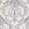 Debona Perla Damask Grey Wallpaper 9091 - Textured Italian Vinyl Glitter