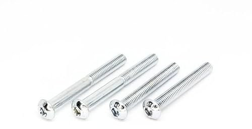 5 Stk Linsenkopfschraube ISO 7380-1 M12 x 14 - Stahl 10.9 verzinkt