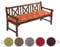 sunnypillow Bankauflage Stuhlkissen Bankkissen 120 x 60 cm Sitzkissen für Hollywoodschaukel Polsterauflage Auflage für Gartenbank viele Farben und Größen zur Auswahl Orange