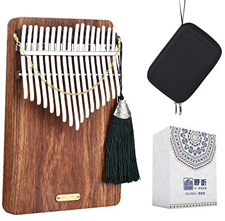 LingTing LT-K17P Kalimba Mbira Daumenklavier mit 17 Tasten, Geschenk für Kinder, Erwachsene, Anfänger, Profis